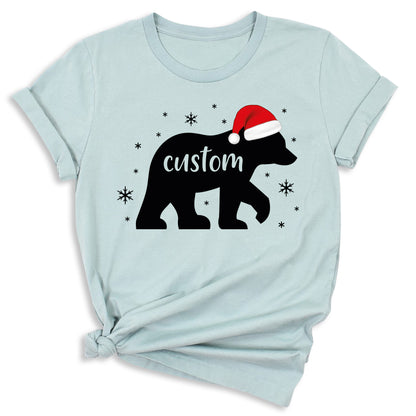 Matching Family Bear Christmas Shirts – Custom Holiday Bear Tees for Mom, Dad & Kids | Personalized Xmas Family Outfits