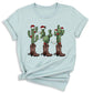Christmas Cacti Shirt – Cowboy & Cowgirl Western Holiday Tee