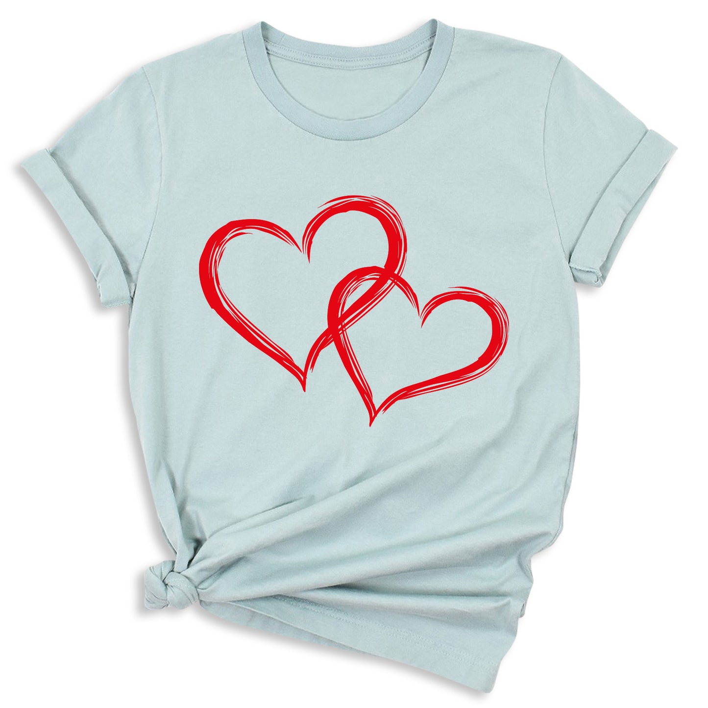 Valentine’s Day Heart Shirt – Retro Love Tee for Couples & Women
