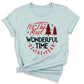 Christmas Vacation T-Shirt – It’s the Most Wonderful Time of the Year Vintage Holiday Tee, Matching Family Winter Travel Shirt