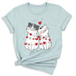 Valentine’s Day Cat Shirt for Couples – Cute Cats with Hearts Tee