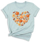 Thanksgiving Pumpkin Heart Shirt – Fall Harvest Graphic Tee