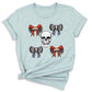 Halloween Skeleton Shirt with Bow – Halloween Party Tee for Girls