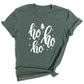 Cute Ho Ho Ho Christmas T-Shirt – Santa Holiday Shirt for Women & Men