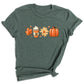 Thanksgiving Shirt with Leaves & Pumpkin – Retro Fall Coffee Lovers Tee