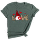 Love Buffalo Plaid Gnome Valentine Shirt Cute Red Heart Tee
