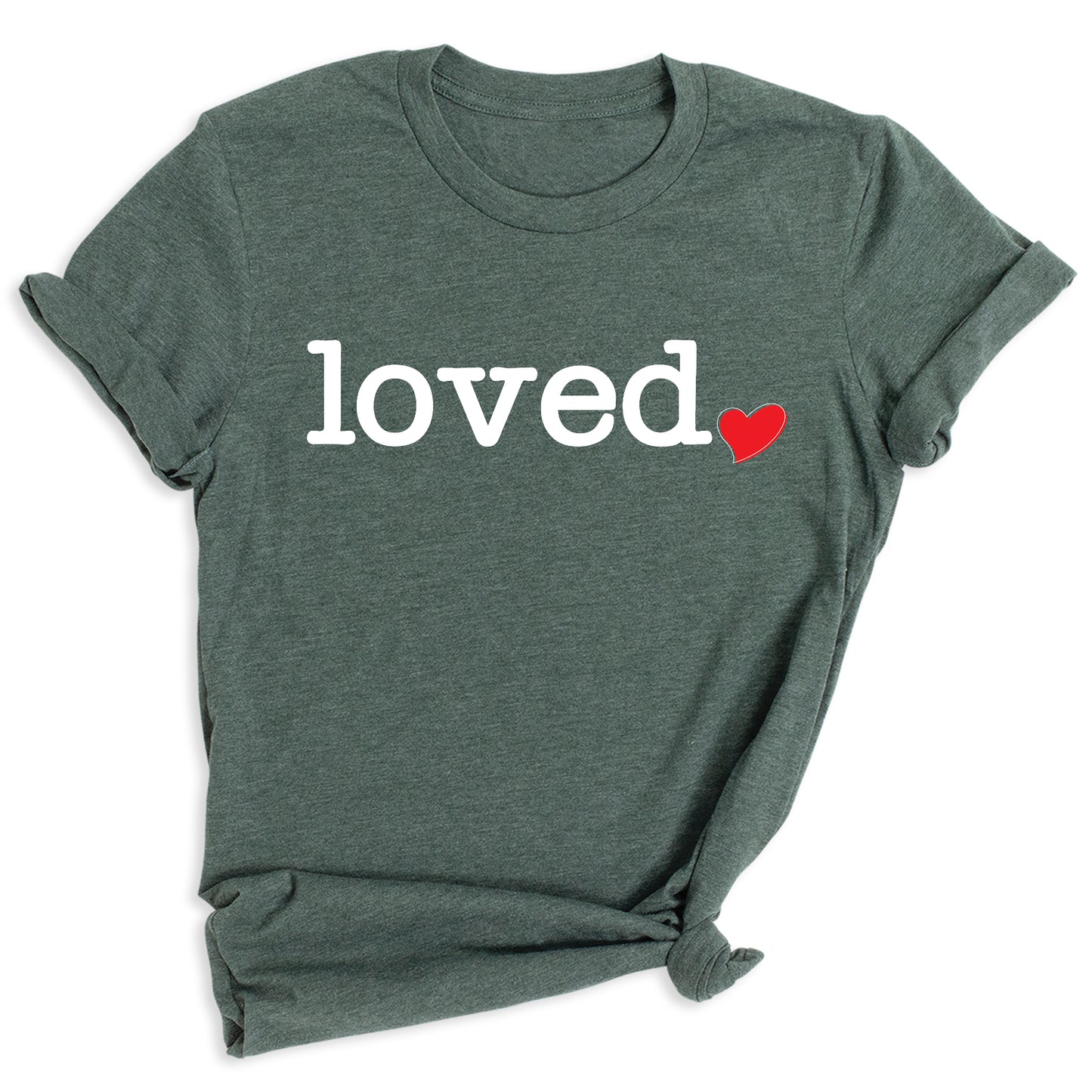 Loved Shirt for Women | You Are Loved Cute Heart Valentine T-Shirt