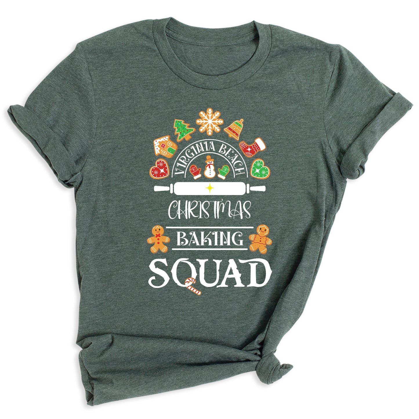 Christmas Cookie Baking Squad Shirt – Festive Holiday Baker Tee, Cookie Crew Family Matching Shirt, Custom Christmas Baking Gift T-Shirt