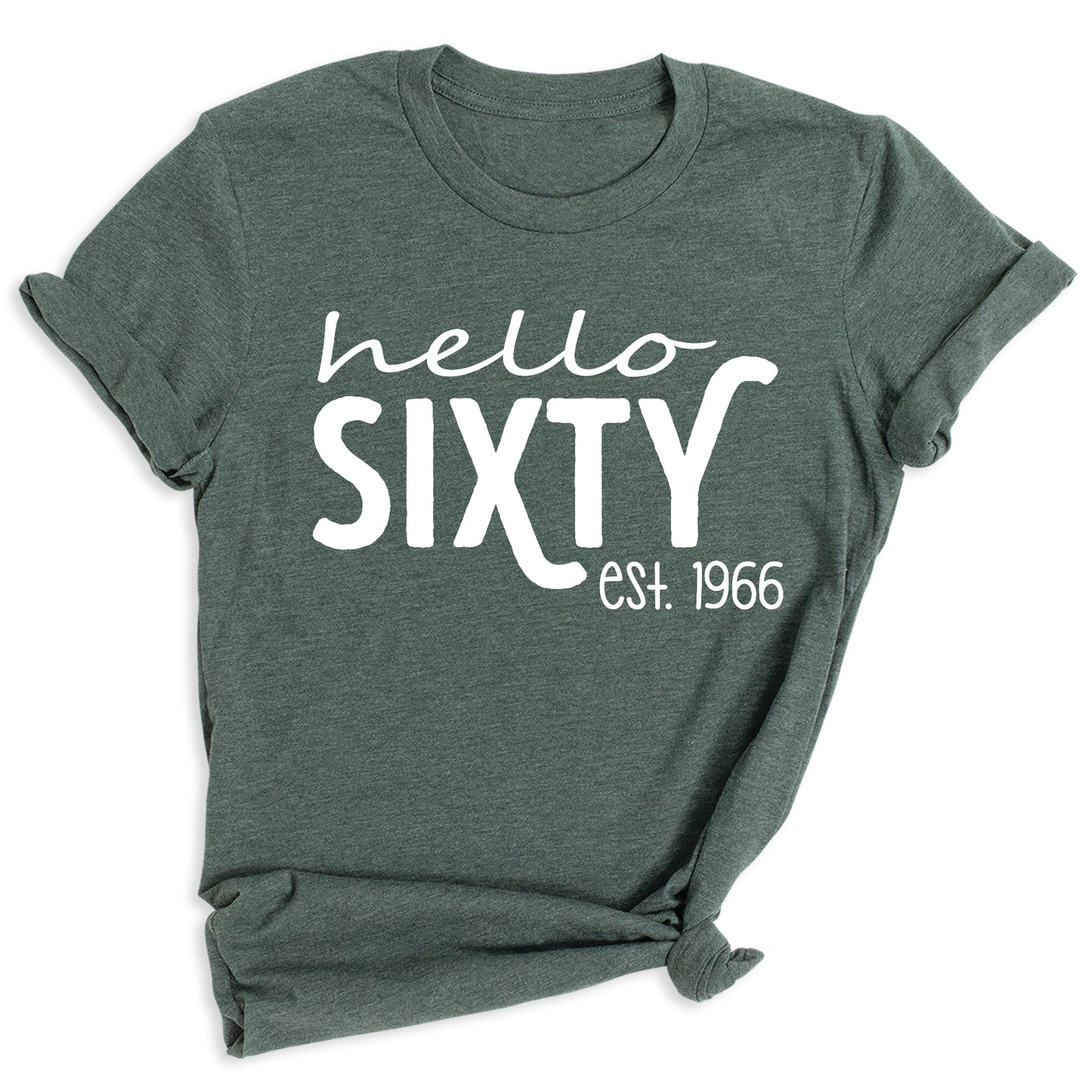 Hello Sixty Vintage 1966 Shirt – 60th Birthday Gift Tee