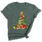 Christmas Books Tree Shirt – Book Lover Holiday Tee, Reading Xmas Top for Teachers, Students & Librarians