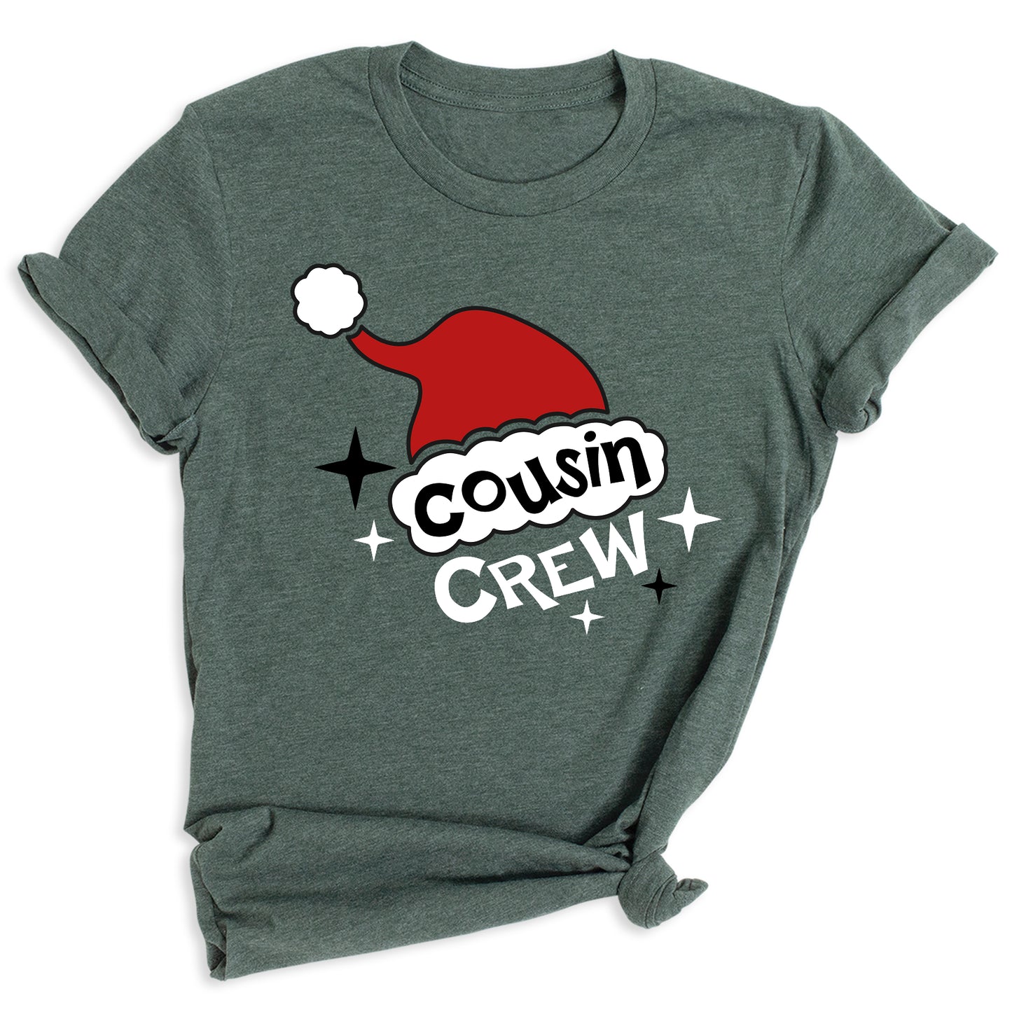Christmas Cousin Crew Shirt – Matching Family Holiday Tee, Fun Xmas Outfit for Kids & Adults