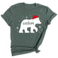 Matching Family Bear Christmas Shirts – Custom Holiday Bear Tees for Mom, Dad & Kids | Personalized Xmas Family Outfits