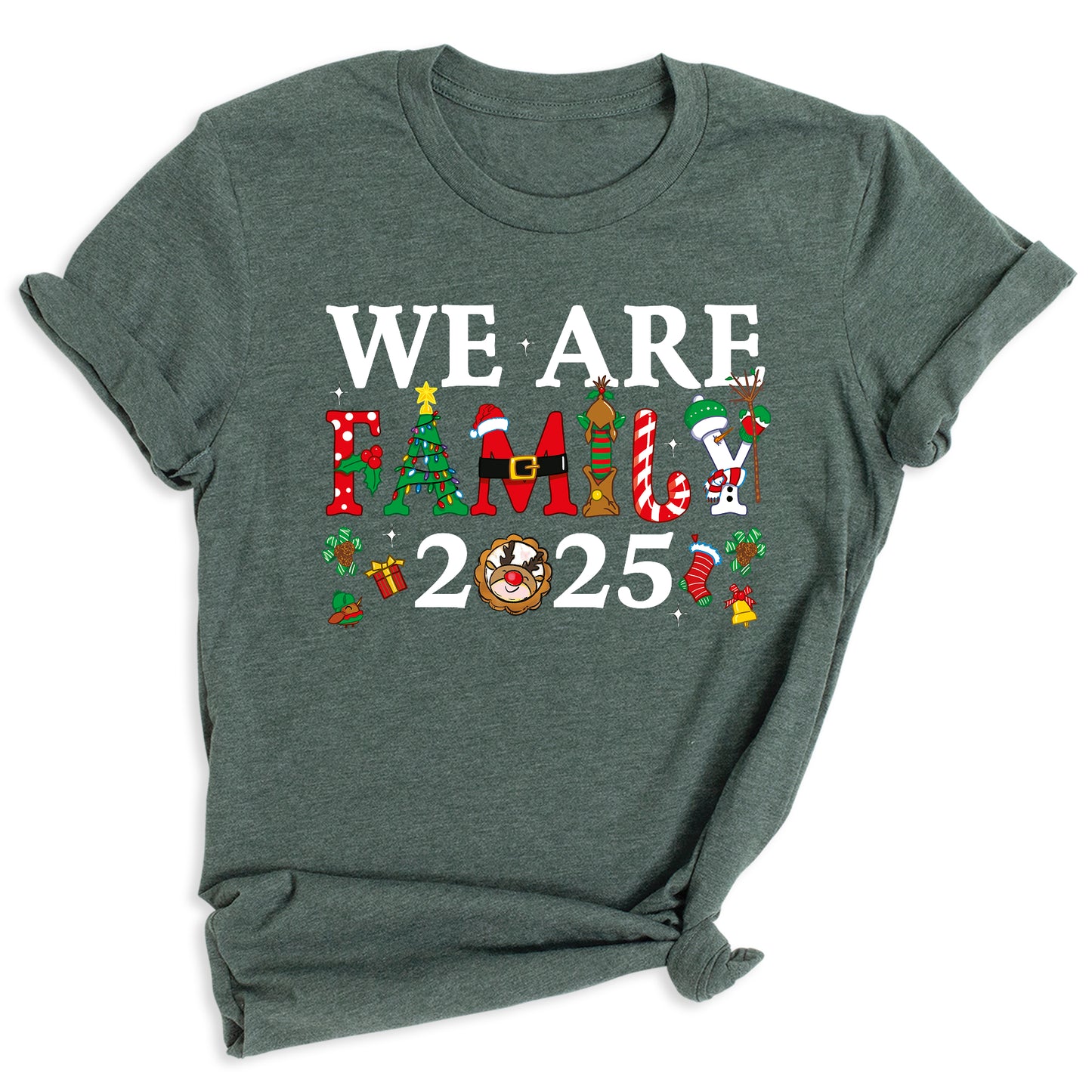 2025 Christmas Crew Shirt – Family Matching Holiday Party Tee
