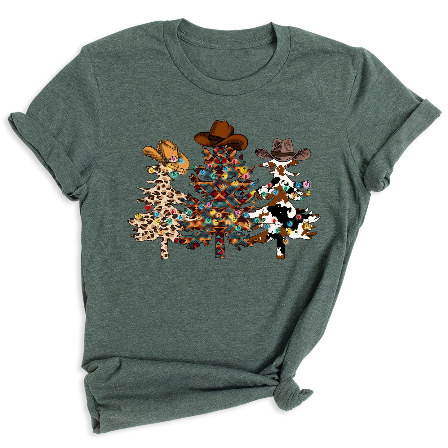 Christmas Cowboy Shirt – Western Santa Holiday Party Tee