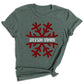 Custom Christmas Snowflake Shirts | Matching Family Holiday Tees