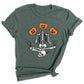 Funny Skeleton Yoga Halloween Shirt – Spooky Season Pumpkin Tee
