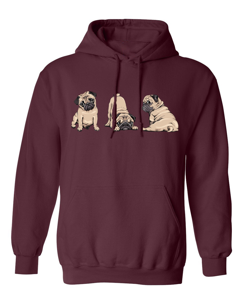 Pug Lover Hoodie – Cute Dog Hoodie for Women & Men | Cozy Hooded Sweatshirt