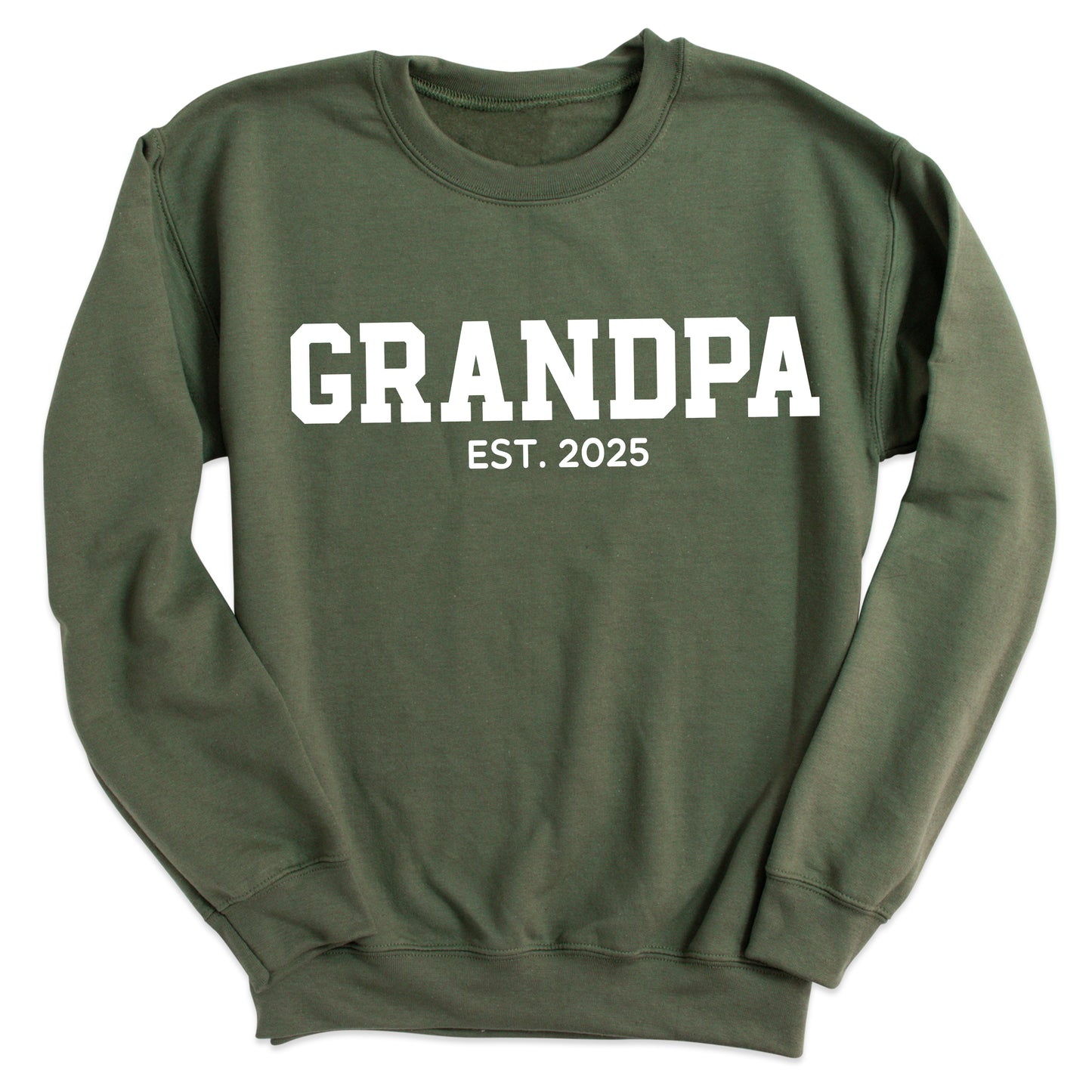 Custom Grandma & Grandpa Est. Sweatshirts – Personalized Matching Family Gift
