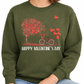 Happy Valentine’s Day Bicycle Heart Balloon Sweatshirt Gift