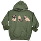 Pug Lover Hoodie – Cute Dog Hoodie for Women & Men | Cozy Pug Dog Hooded Sweatshirt | Dog Mom Gift | Animal Lover Hoodie
