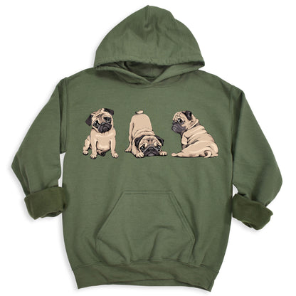 Pug Lover Hoodie – Cute Dog Hoodie for Women & Men | Cozy Hooded Sweatshirt