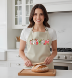 Custom Name Funny Christmas Apron – Personalized Family Kitchen Apron Gift