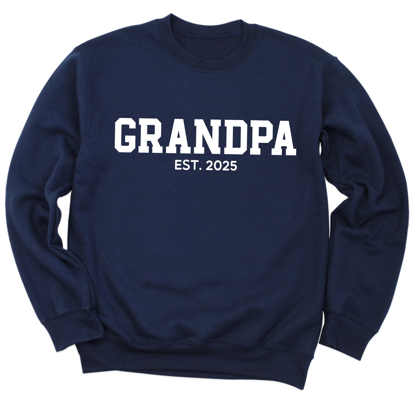 Custom Grandma & Grandpa Est. Sweatshirts – Personalized Matching Family Gift