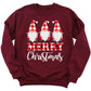 Christmas Gnomes Sweatshirt – Merry Christmas Sweater for Family
