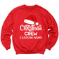 Custom Christmas Crew 2025 Sweatshirt, Matching Family Holiday, Personalized Christmas