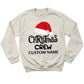 Custom Christmas Crew 2025 Sweatshirt, Matching Family Holiday, Personalized Christmas