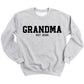 Custom Grandma & Grandpa Est. Sweatshirts – Personalized Matching Family Gift