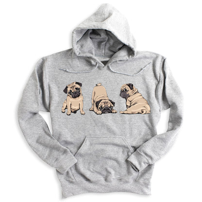 Pug Lover Hoodie – Cute Dog Hoodie for Women & Men | Cozy Hooded Sweatshirt