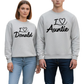 I Love You Custom Name Sweatshirt – Matching Valentine Couple Gift