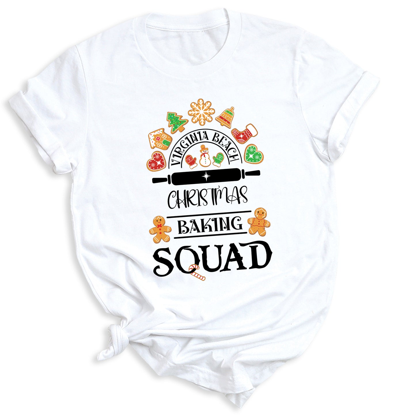 Christmas Cookie Baking Squad Shirt – Festive Holiday Baker Tee, Cookie Crew Family Matching Shirt, Custom Christmas Baking Gift T-Shirt