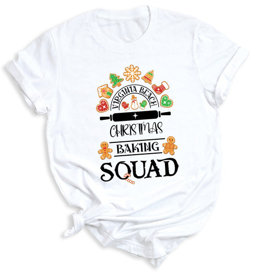 Christmas Cookie Baking Squad Shirt – Festive Holiday Baker Tee, Cookie Crew Family Matching Shirt, Custom Christmas Baking Gift T-Shirt