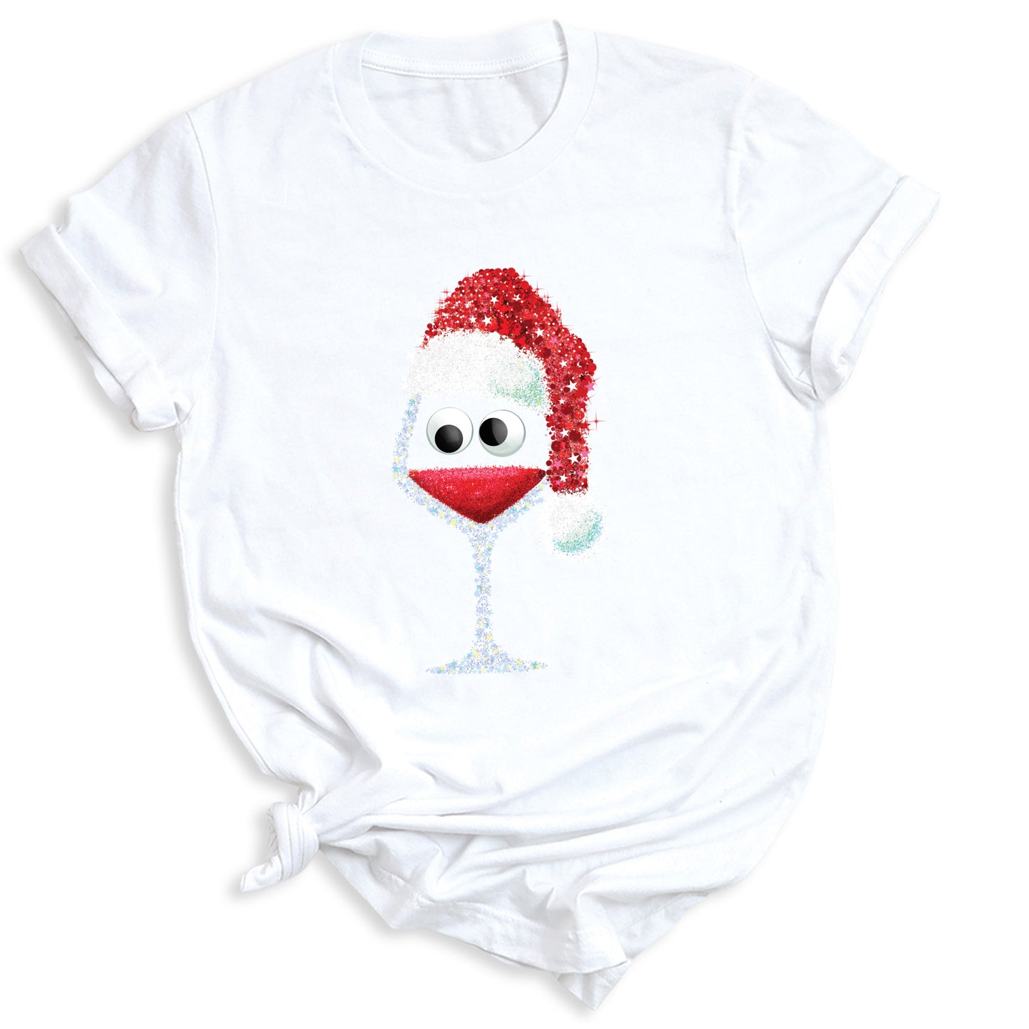 Funny Christmas Wine Shirt – Women’s Xmas Party Tee, Wine Lover Holiday Top, Drinking Holiday Shirt