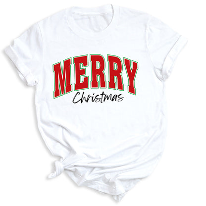 Merry Christmas Shirt – Retro Christmas T-Shirt, Family Matching Holiday Tee, Festive Xmas Trip Shirt