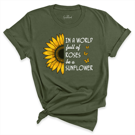 Sunflower Shirt Green - Greatwood Boutique