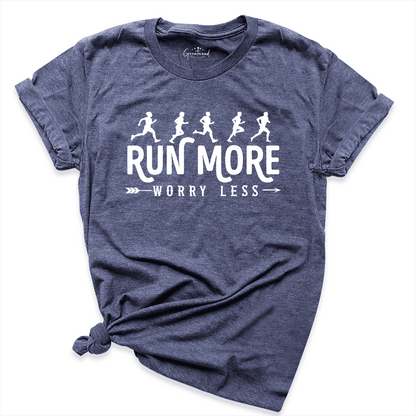 Run More Sport Shirt Navy - Greatwood Boutique