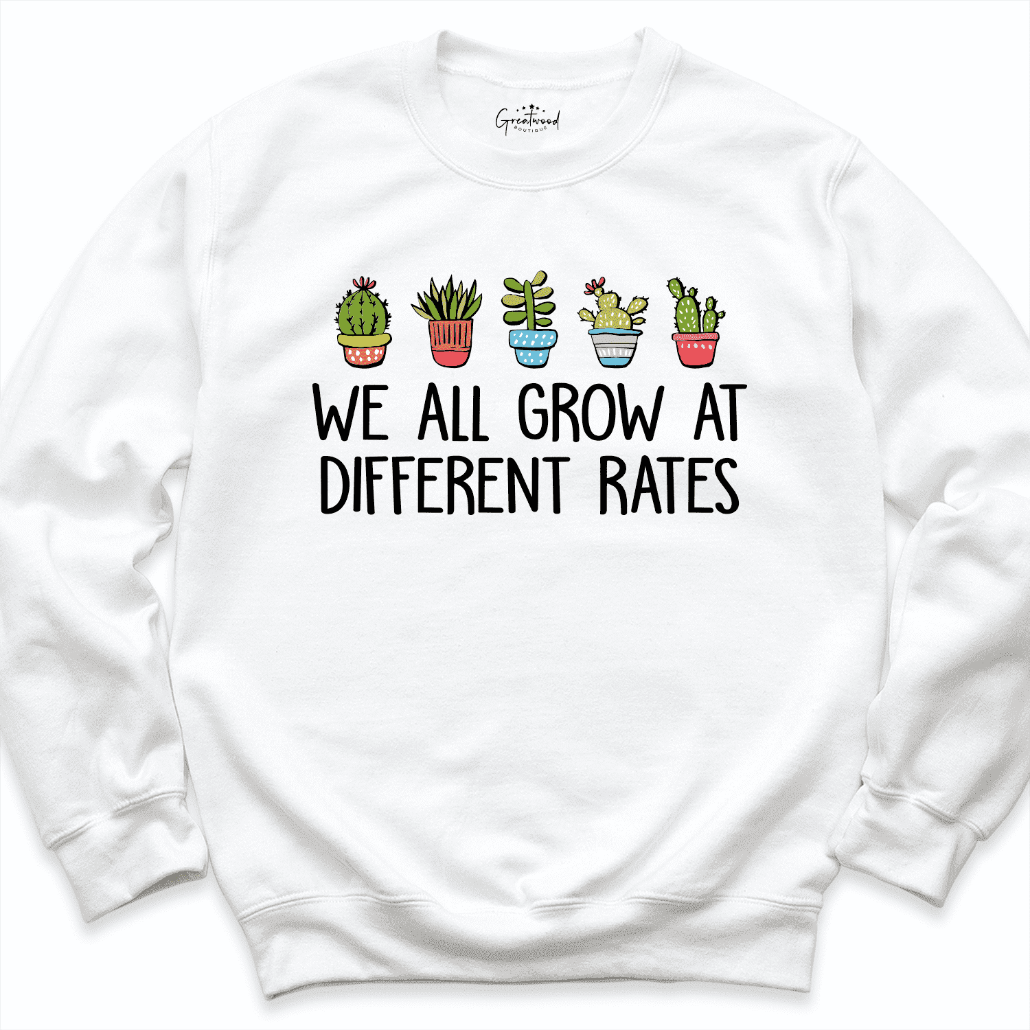Inspirational Teacher Sweatshirt White - Greatwood Boutique