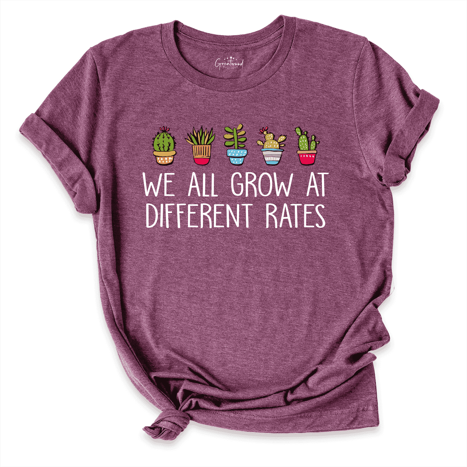 Inspirational Teacher Shirt Maroon - Greatwood Boutique
