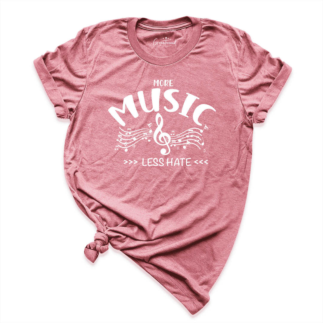 Music Lover Shirt Mauve - Greatwood Boutique