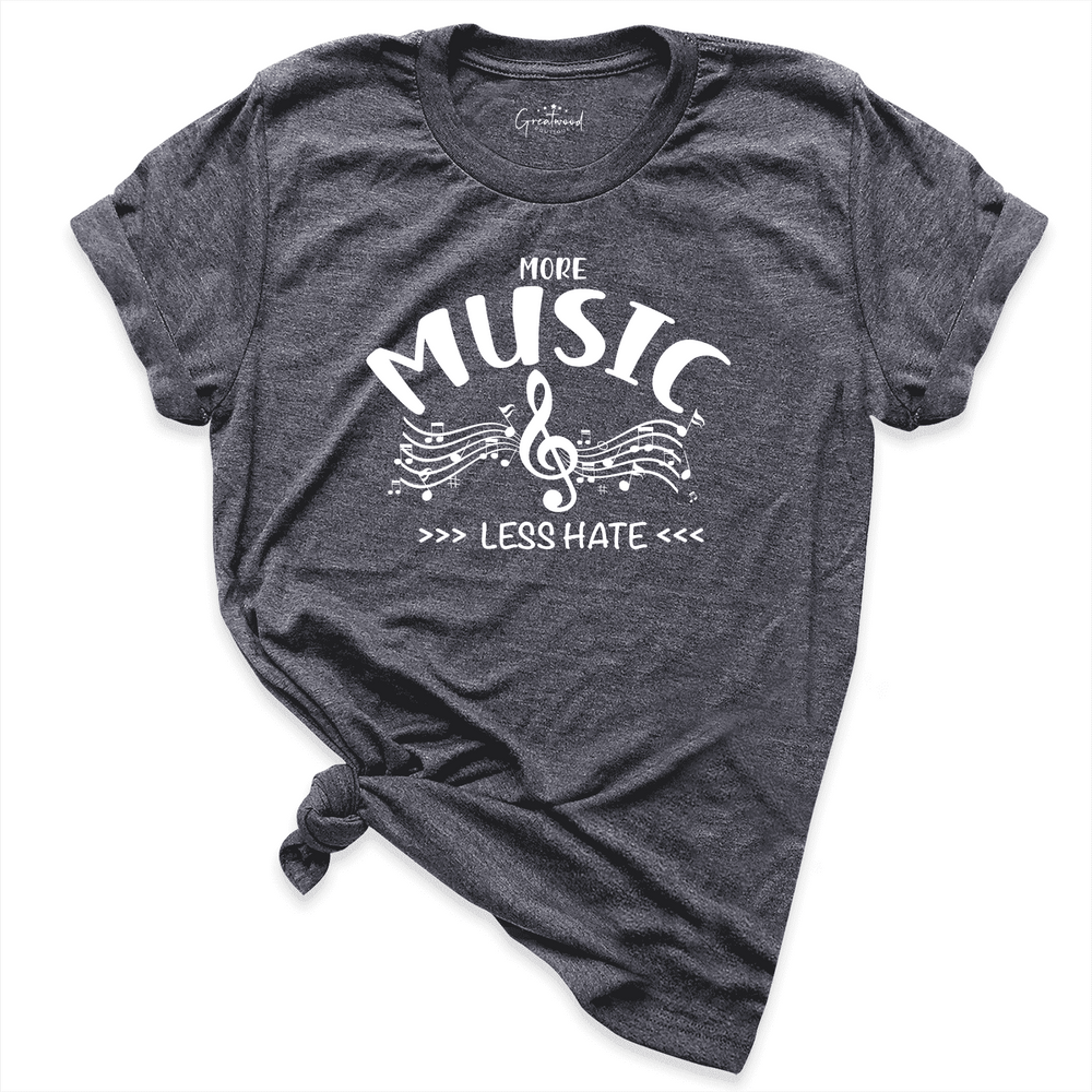Music Lover Shirt D.Grey - Greatwood Boutique