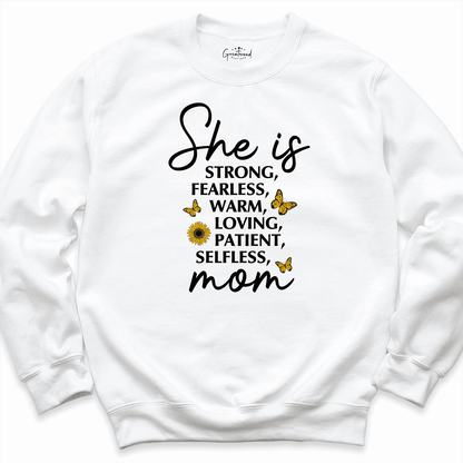 Mom Sweatshirt White - Greatwood Boutique