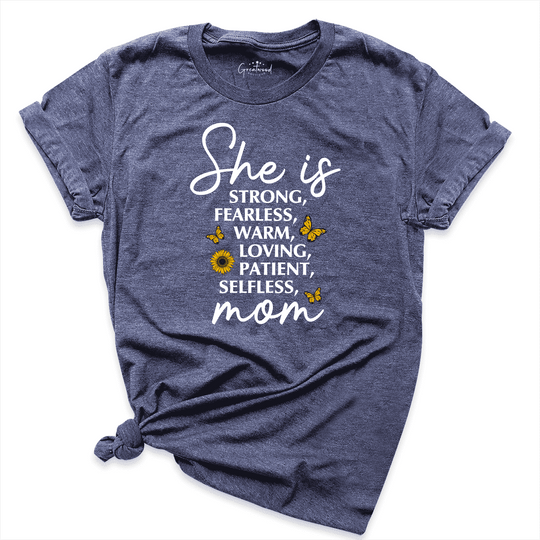 Mom Shirt Navy - Greatwood Boutique