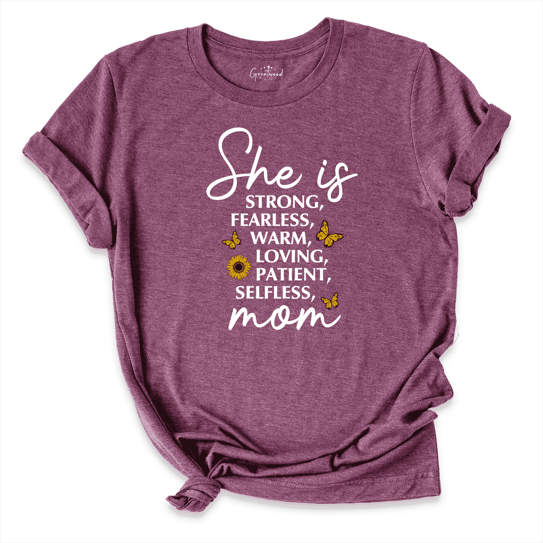 Mom Shirt Maroon - Greatwood Boutique