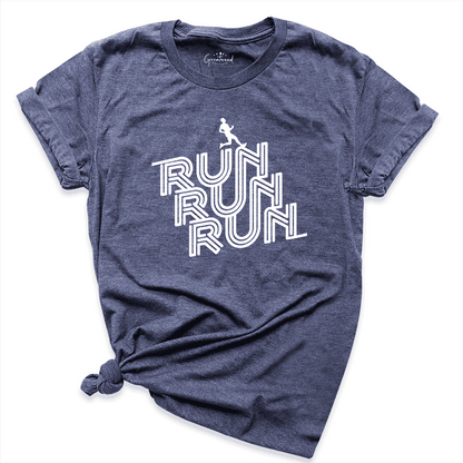Run Shirt Navy - Greatwood Boutique