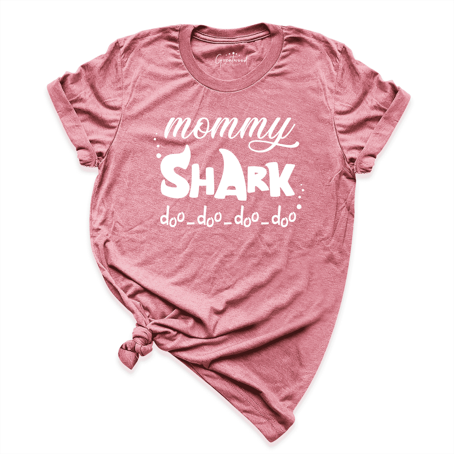 Mommy Shark Doo Shirt Mauve - Greatwood Boutique