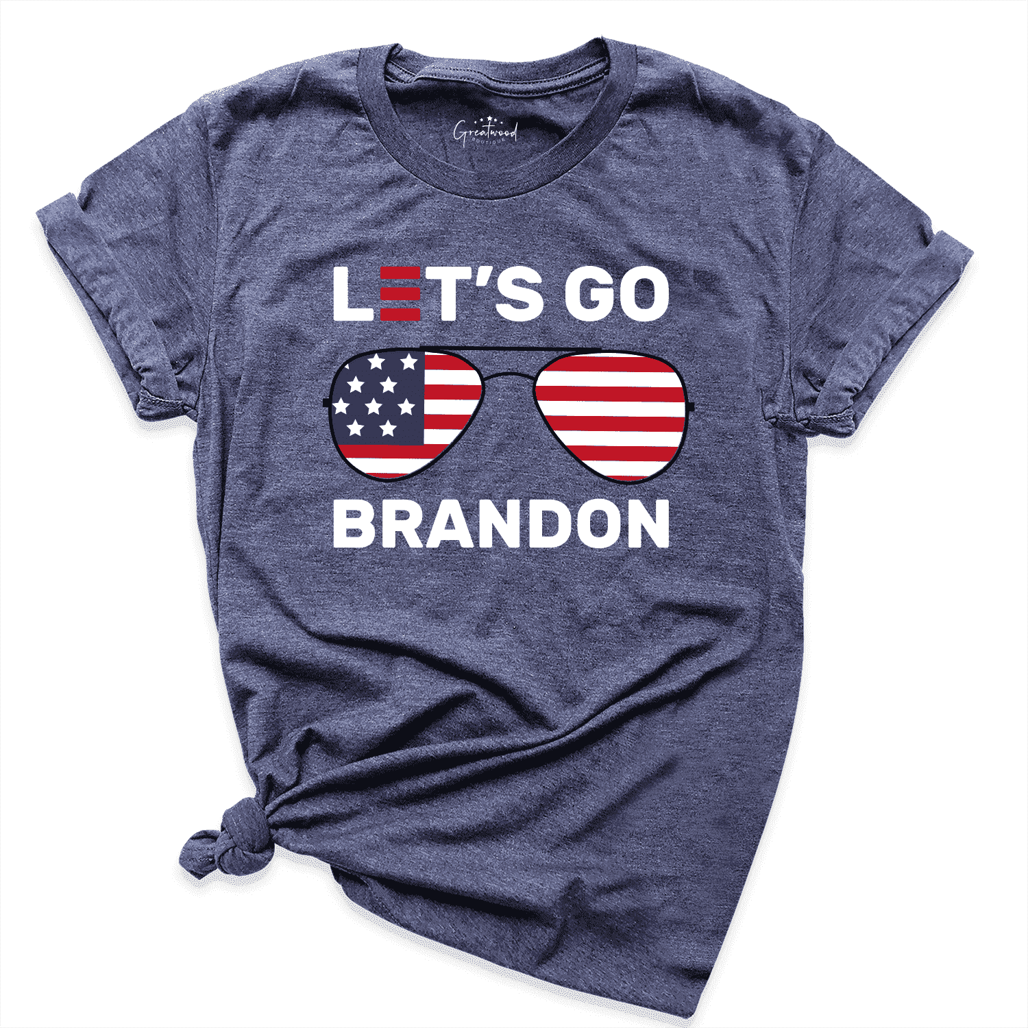 Donald Trump Shirt Navy - Greatwood Boutique