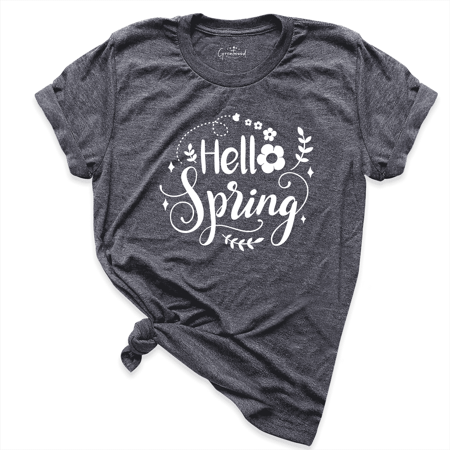 Hello Spring Shirt D.Grey - Greatwood Boutique